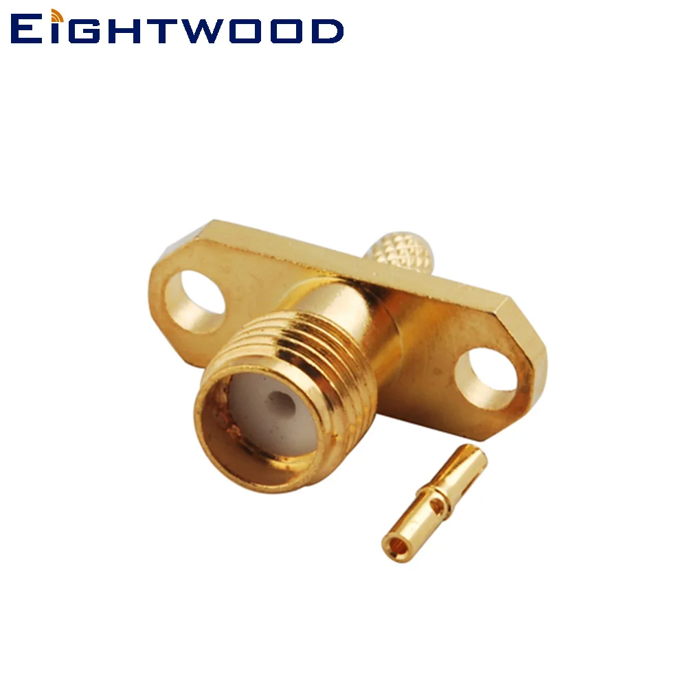 

Eightwood 5PCS SMA Jack Female RF Coaxial Connector Adapter Straight For LMR-100, RG174,RG316 Coaxial Cable Panel Receptacle