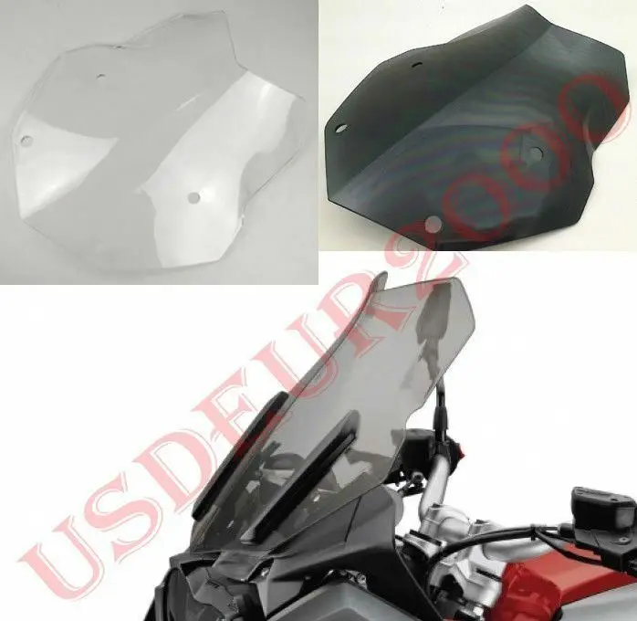 

Touring Sport Windshield Windscreen for BMW R1200GS LC Adventure ADV K50 K51 2014-2018 14-18/R1250GS 2019 19 Clear/Tinted Smoke