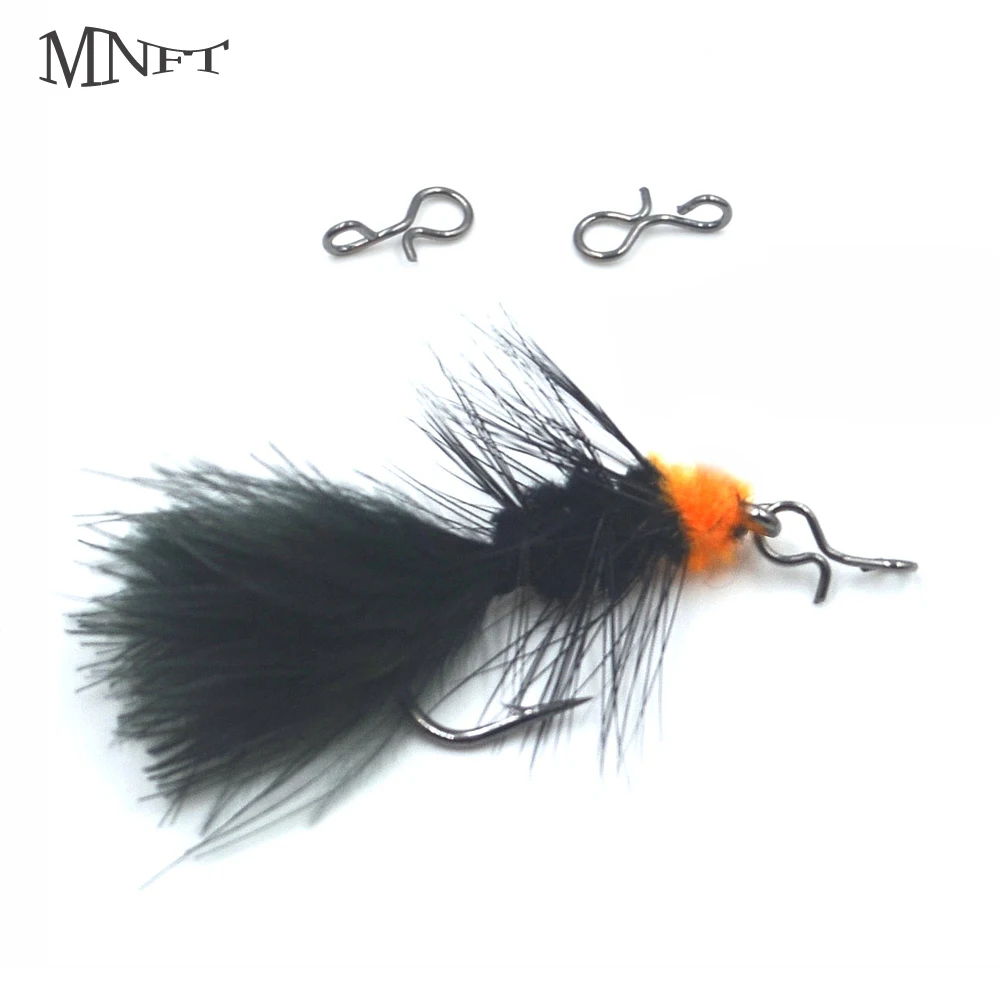Snaps de cambio rápido MNFT para pesca con mosca – Acero al carbono
