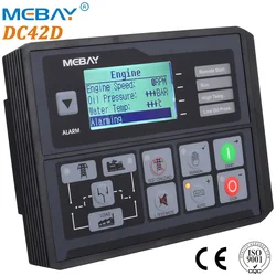 MeBay DC40D/42D MK3 Generator Set Controller for Diesel/Gasoline/Gas Genset Start Stop Parameters Monitoring