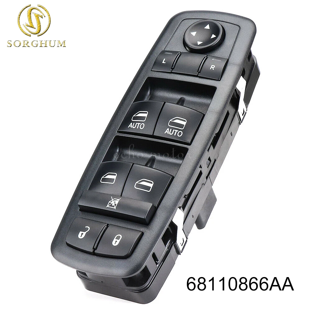 SORGHUM New Master Power Window Switch 68110866AA 4602533AF 4602863AC 4602863AD For Dodge Ram 1500 2500 3500 Chrysler 2012-2016