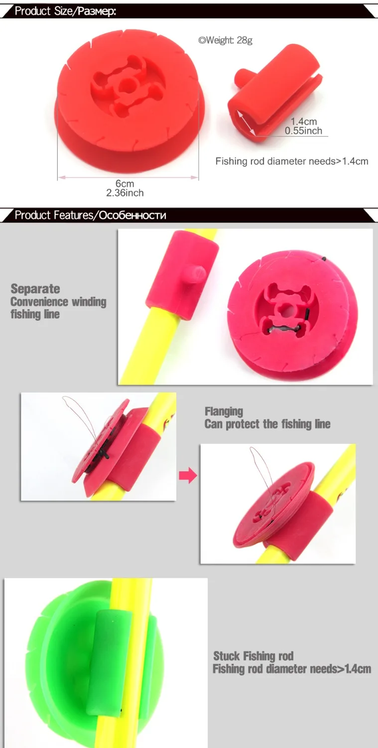 MNFT 1 Stuks Vissen Oprollen Lijn Board Vislijnen Staaf Spoel Houder String Spoel Schuim Lijn Spoelen Tool Visgerei