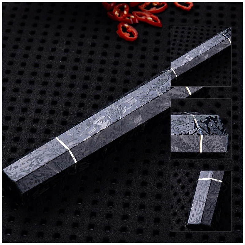 DIY Hobby Knife handle Kitchen knife Parts NEW Design Carbon Fiber Fluorescence Material Octagonal Handle Chef\'s Knife Tools