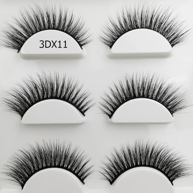 SHIDISHANGPIN Ciglia Ciglia di visone Ciglia lunghe naturali 100% visone cruelty free Ciglia finte Trucco ridutile di alta quanlity