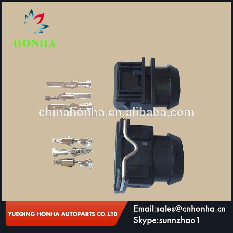 Free shipping Female And Male 3 Pin Wire Connector For Boschs EV1 Electrical Auto Connectors Automotive Plug