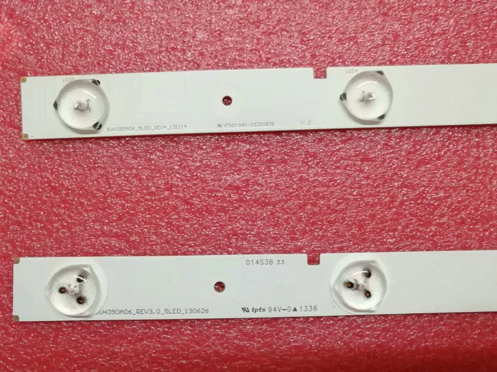 8PCS new original 5LED 400MM strip LED40K20JD LED39K20D SVH390A06 FOR 39INCH GLB LED39EC110JD SVH390A06-5LED