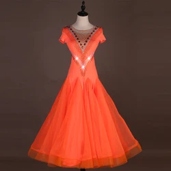 ballroom dress ballroom dance competition dress ballroom waltz dresses standard dance dress festival clothing mq006