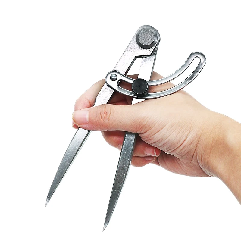 QSTEXPRESSLeather Craft yapımı döner takım kanat bölücü aralığı pusulalar kenar kırıcı mobilya DIY ev dikiş el yapımı aracı