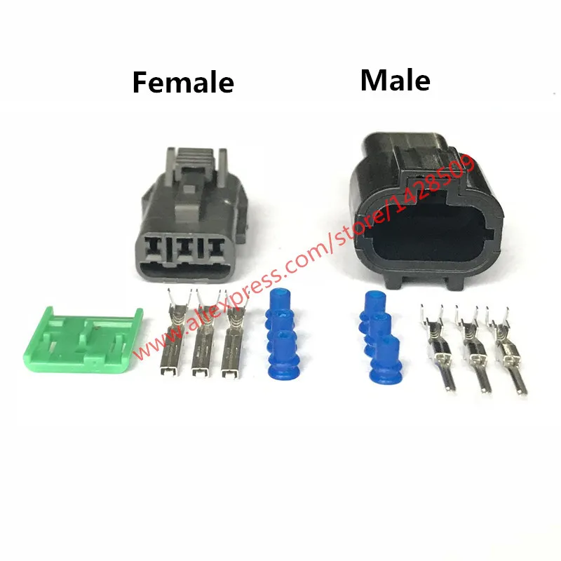 1 Set 7123-7730-40 7222-7730-40 3 Pin Automobile Connector RX7 13B MAP WRX Car Speed Sensor Connector PB015-03850