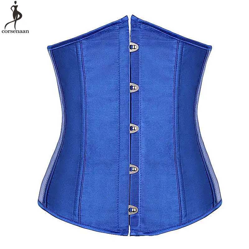 Lowest Price Wholesale Cheap Corset Factory Bustiers Dropshipping Satin Underbust Korset Waist Slimming Bustier Fish Boned Korse