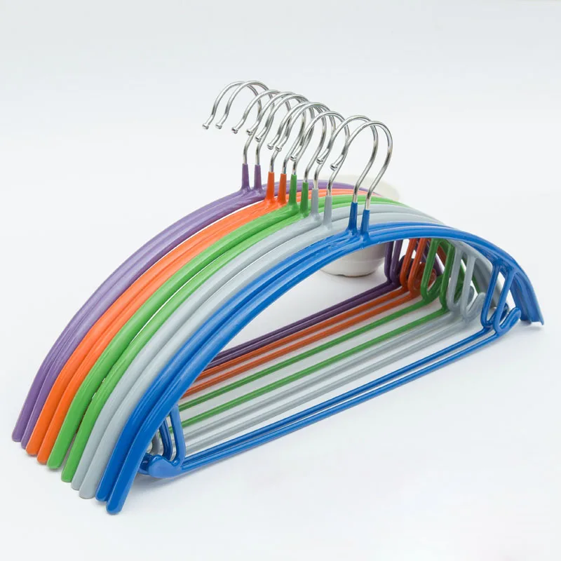 

10pcs/lot 42cm Anti-Skid Steel Sheet Hangers/Multicolor Hangers