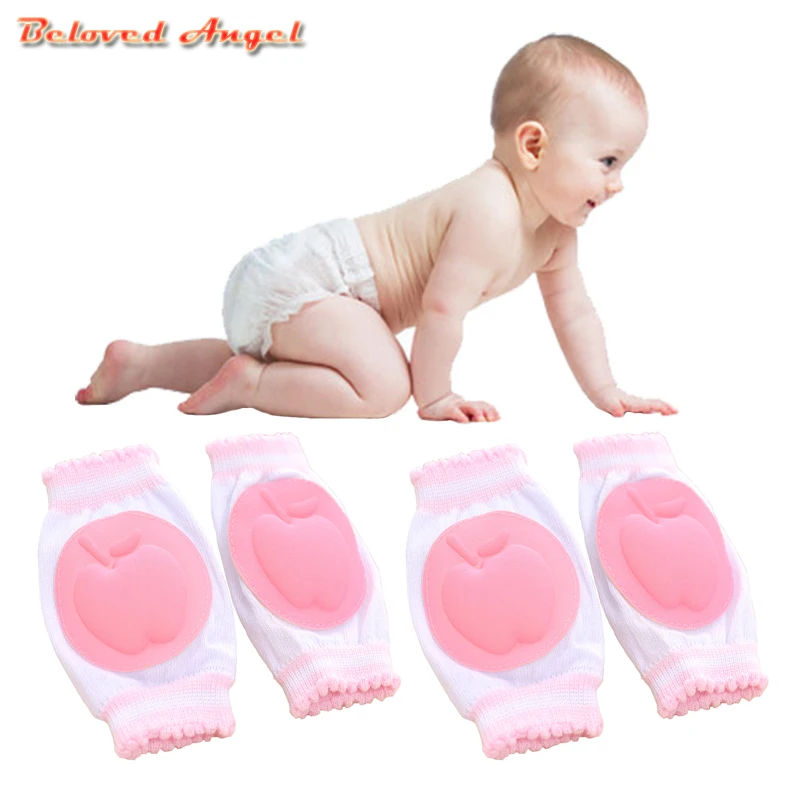 2019 Cotton Cho Bé Hoạt Hình An Toàn Miếng Lót Đầu Gối Tập Bò Tấm Bảo Vệ Trẻ Em Bánh Chè Trẻ Ngắn Kneepad Bé Gái Bé Trai Dây Buộc & Dây Đeo