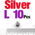 10PCS Silver L