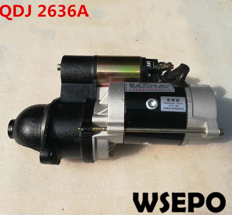 Top Quality! 5.5KW 24V 11T. Starter/Start Motor Fits for Yunnei 4100 4 Cylinder 04 Stroke Water Cooling Diesel Engine