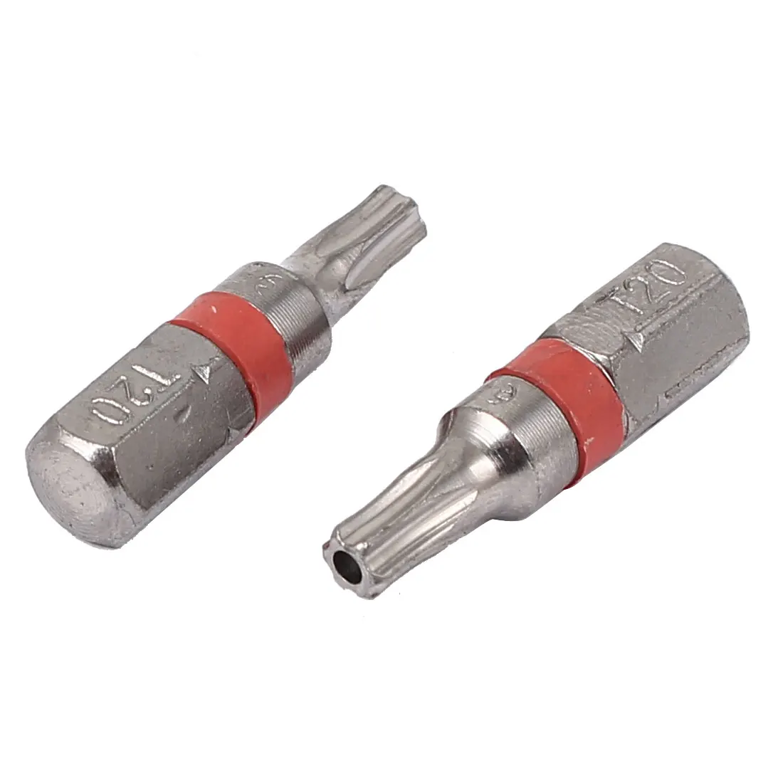 UXCELL-T20 팁 마그네틱 Torx 보안 스크루 드라이버 비트 4 개, 1/4 "육각 생크 25mm/1" 길이 토크 설정 수리 도구