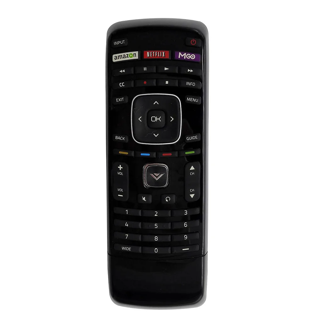 New XRT302 Qwerty Keyboard Remote Control fit for Vizio LED HDTV M650VSE E650I-A2 M550VSE E701I-A3 E650I-A2 M420KD M470VSE