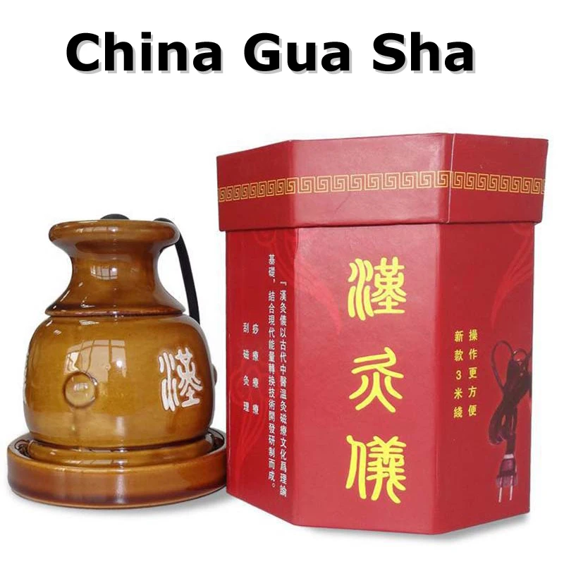 

Electric Infrared China Gua Sha Machine - Moxa Device Hot Stone Scraping Massage For Body Detox Reducing Fever, Tension, Pain
