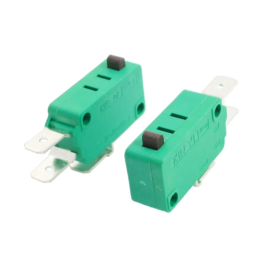 2Pcs KW3-0Z AC 16A 125V/250V Push Button Actuator Micro Limit Switch Hinge Lever Actuator 1NO 1NC(SPDT) Momentary 3 Terminals