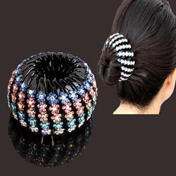 New Fashion Bird Nest Plastic Hair Clip Pin Expanding Tail Hair Claws Bun Donut Holders for Women Girls Hair Accessories