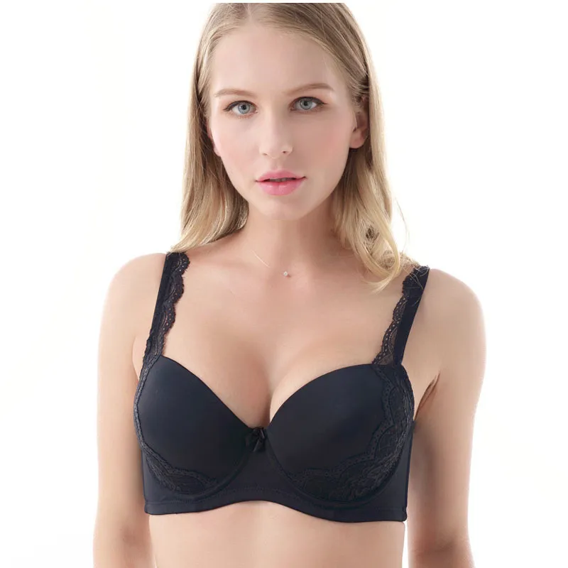 Women Intimates Lace bras Underwire Push Up Underwear 3/4 Cups Sexy Brassiere For Women Plus Size 30-46 C-D-DD-DDD-E-F-G #956