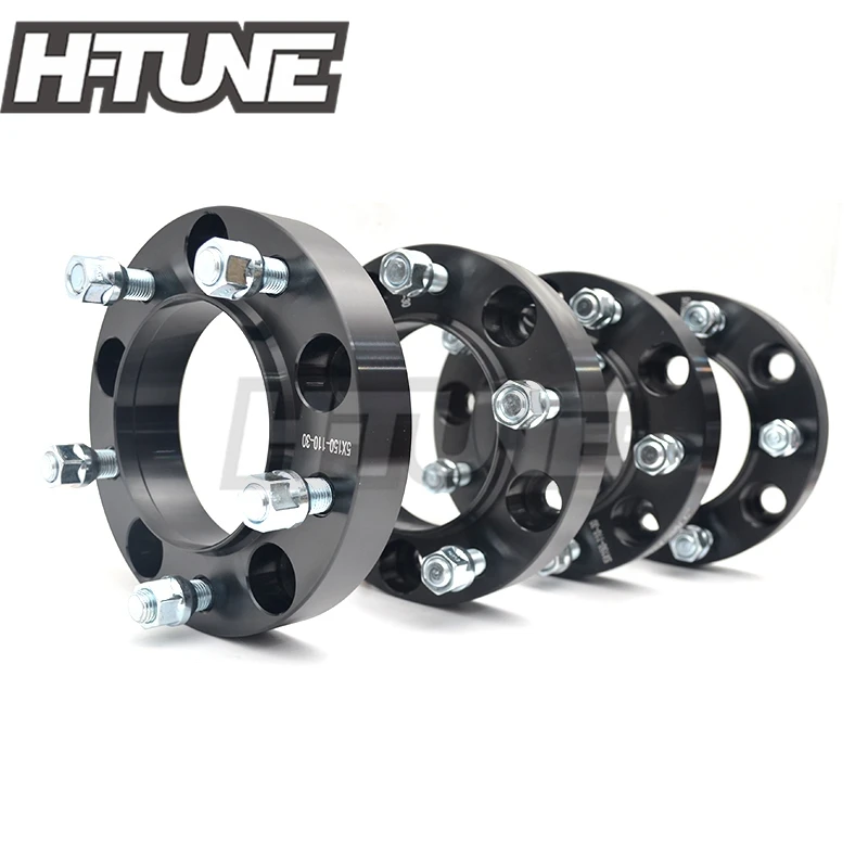 4PCS 5x150 Wheel Spacer Adapter Forged Aluminum 30mm 110CB Hub Centric 14*1.5 Studs For Tundra 2007++ / Land Cruiser