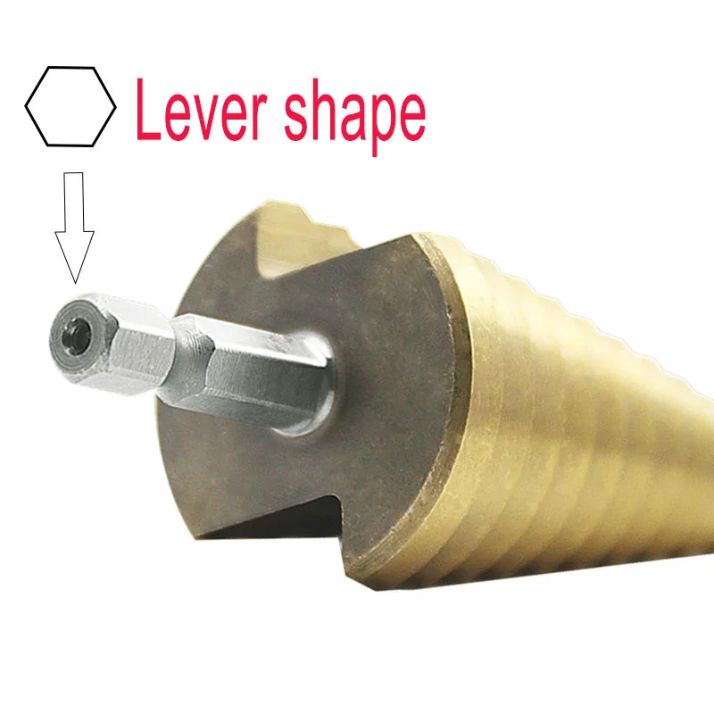 Imagem -02 - Broca Cone Revestida de Titânio com Gradação Corte Cônico 432 mm Hss 4241 para Folha de Metal