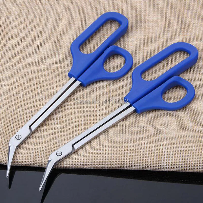 100pcs 20cm Long Reach Easy Grip Toe Nail Toenail Scissor Trimmer Pedicure Trim Tool