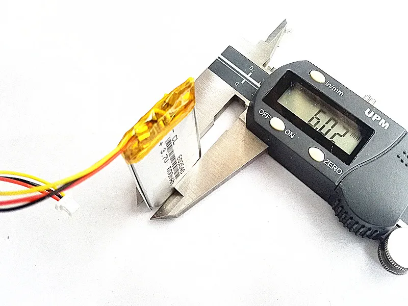 602540 3.7V 600mAh li-Polymer Li-Ion แบตเตอรี่สำหรับ 358 388 แบบพกพา set-top box DVR MP3 ของเล่น