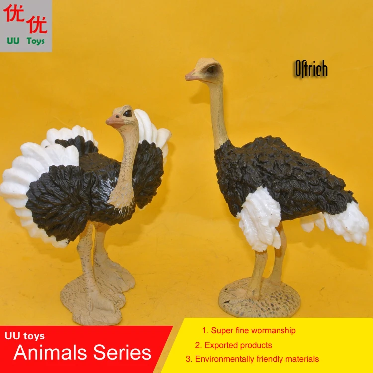 Hot toys: Ostrich bird simulation model  Animals   kids  toys children educational props