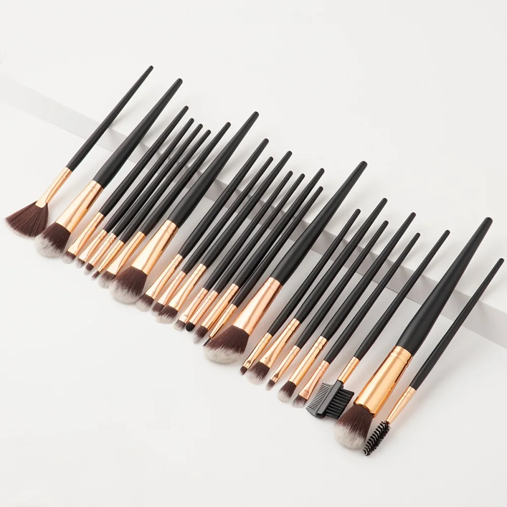 24pcs/set Makeup Brush Set Foundation Blush Eye Shadow Brush Facial Beauty Concealer Professional Cosmetics Make up Brush Tools