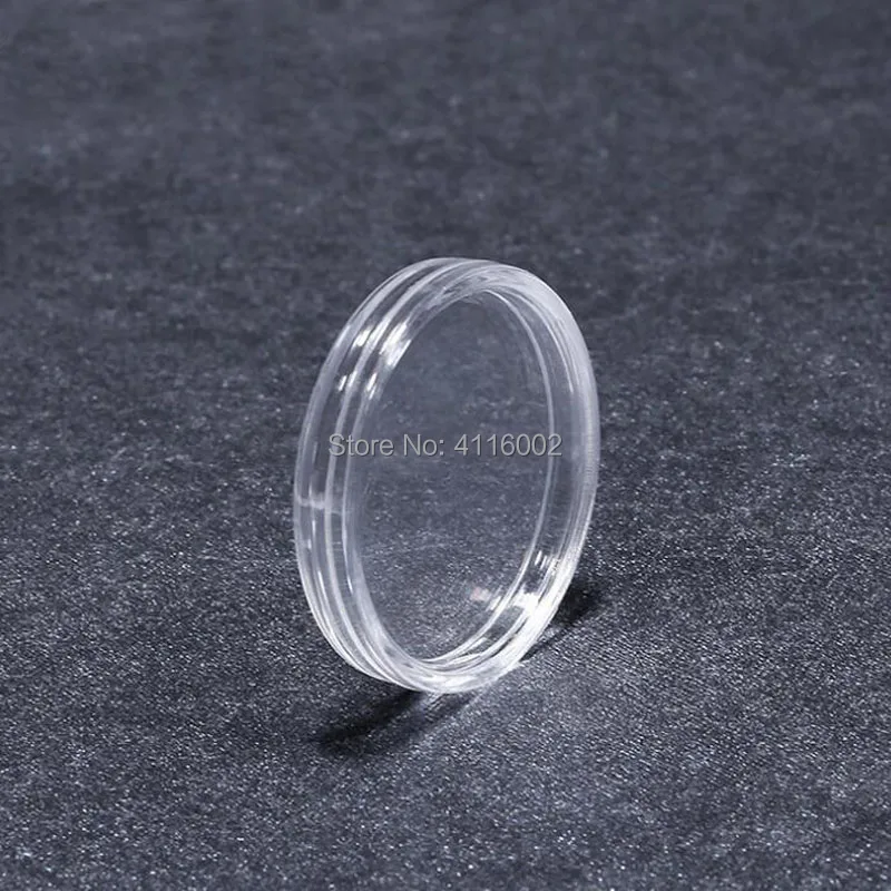 1000pcs 27mm Inner Diameter Coin Holder Clear Plastic Coin Capsule Box Collection Display Storage Box Holder