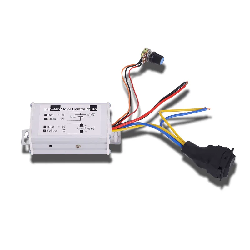 

PWM stepless variable speed DC motor governor, 12V24V pulse width motor driver, CW/CCW drive switch 10A120W