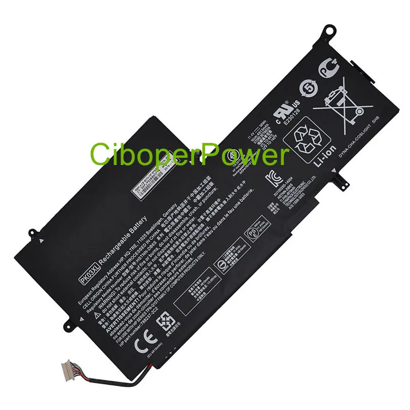 Original 11.1v 56wh Battery for Pro X360 Spectre 13 PK03XL HSTNN-DB6S 6789116-005