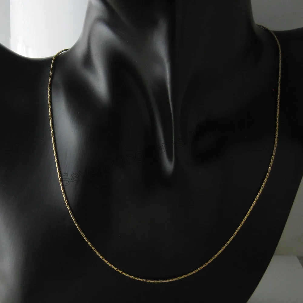 3g 45CM THIN LINK CHAIN WIDTH 1MM  NECKLACE