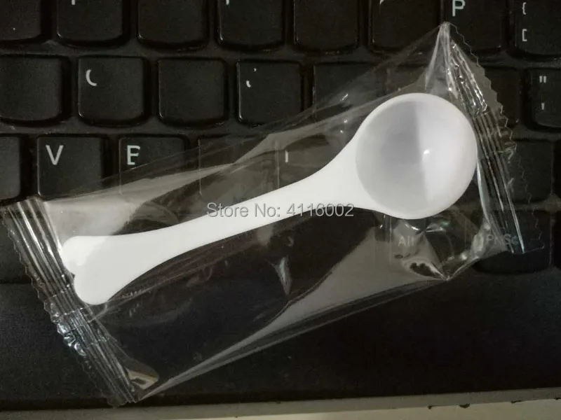 1000pcs 0.5g Spoon 0.5 gram 1ML Food Grade PP Medical Milk Powder Liquid Round-bottomed Spoon Plastic Scoop