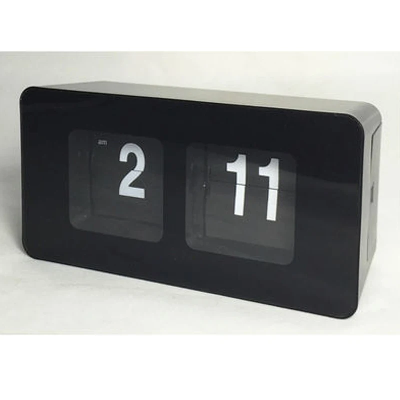 Auto Flip Clock, Classic Retro Vintage Clock, Digital Wall Hang/Desktop Clock File Down Page Clock for Home Bedroom Study