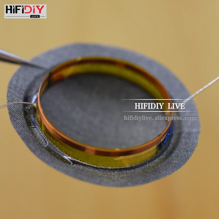 Hifidiy Sống 2 Cái/bộ 1 Inch 25.4 25.5 Mm Tweeter Tiếng Nói Phối Xanh Đen Mềm Mại/Trong Suốt Lụa Màng Loa Treble chi Tiết Sửa Chữa DIY
