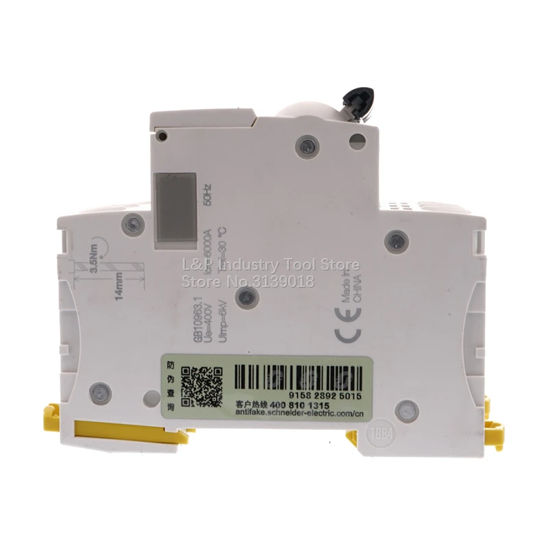 100% Chính Hãng Schneider IC65N 3P D63A A9F19363 AC Từ Mini Cầu Dao Tự Động MCB Ba Người Ba Lan Acti 9 Phân Phối Bảo Vệ