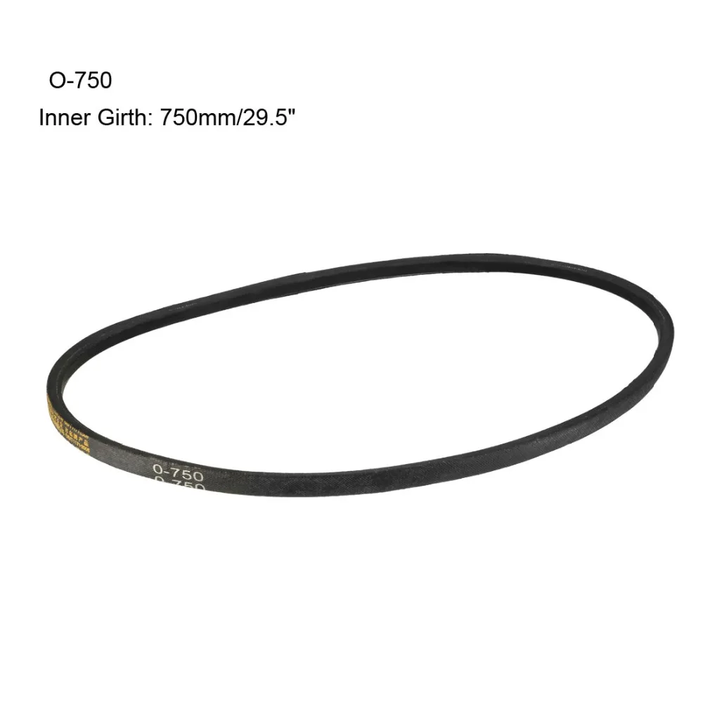 

Uxcell 10x6mm Inner Girth 475mm 750mm 650mm 428mm 500mm Rubber Transmission Belt Washing Machine Drive V Belt Replacement 5Sizes