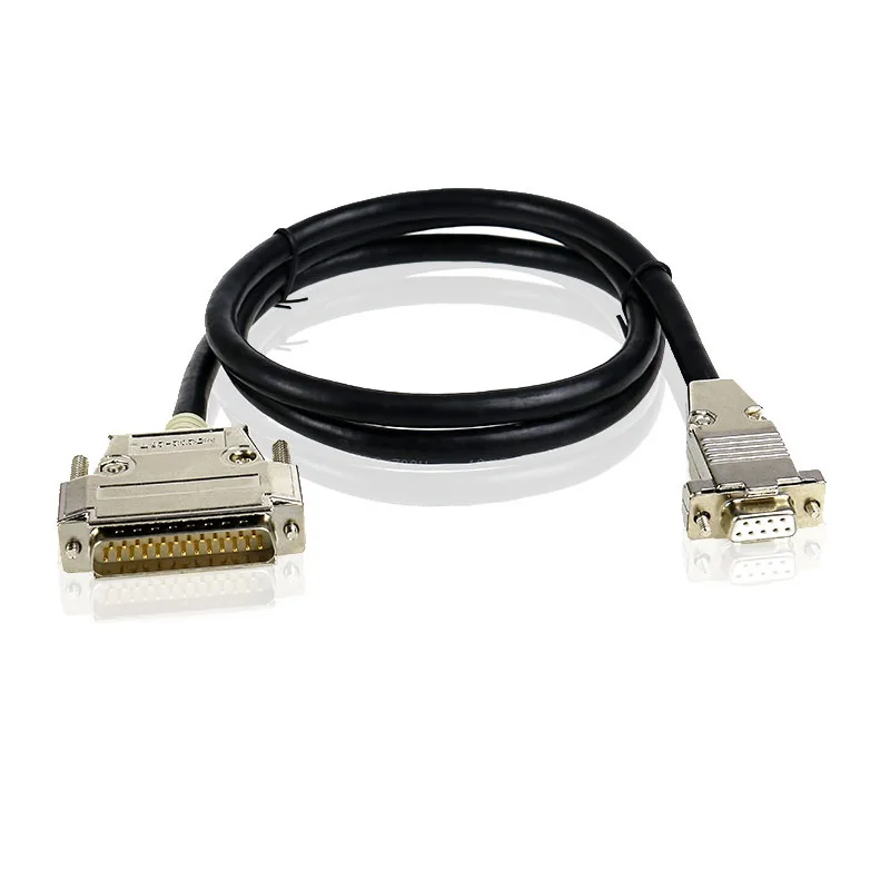 DB9 a DB25 Cable RS232 hembra DB9 a DB25 adaptador macho, accesorios de ordenador, Cable de serie a línea paralela DB9/DB25