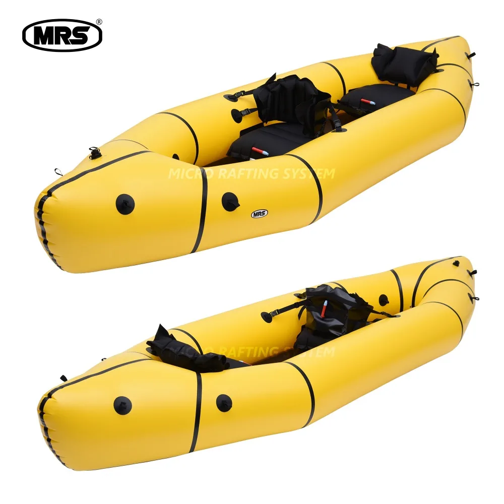 [MRS][Barracuda R2] Micro rafting systems yellow ultra-light inflatable kayak packraft 2 seaters