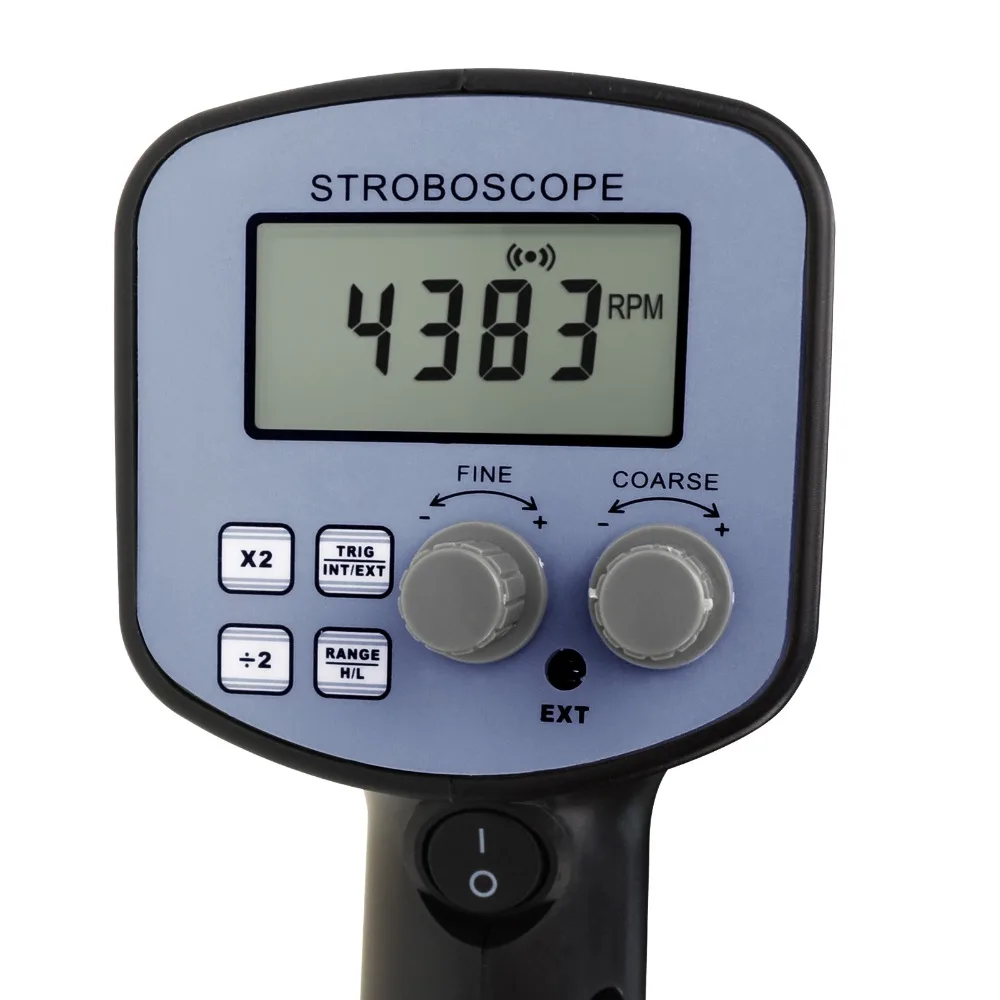 Digital Handheld Stroboscope 50-12,000 FPM Range Xenon lamp Flash Type Meter Strobe Tester 110V/220V