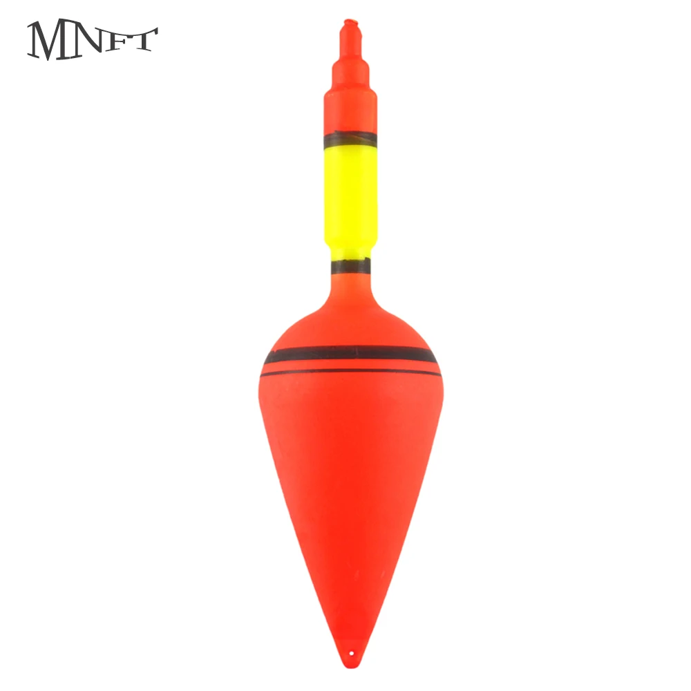 MNFT 2Pcs Orange Fishing Drift Floats Slip Bobbers Big Belly Plastic Charms Fishing Float Buoys