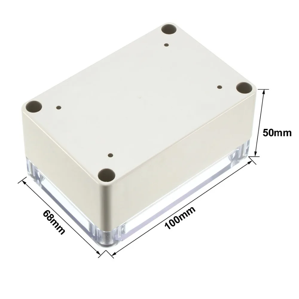 Uxcell Waterdichte Verzegelde Abs Plastic Behuizing Box Case Clear Junction Box Outdoor Project Instrument Case Elektrische Doos