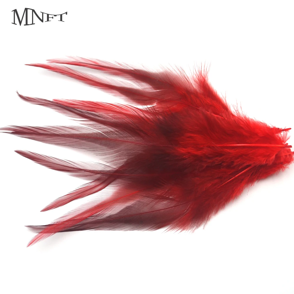 MNFT 50pcs Multiple Colors Beautiful Pheasant Feather Rooster Feathers Size About 10-15cm / 4-6 inch