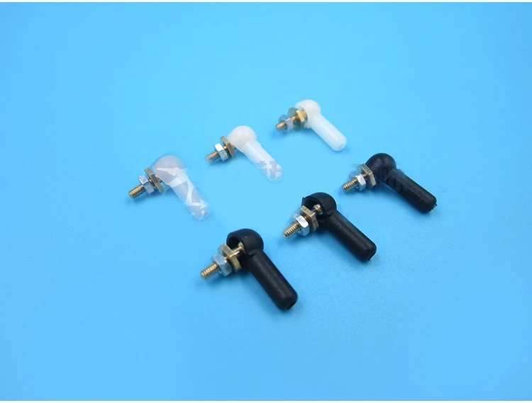10PC M2 M3 Kugelgelenk 2mm 3mm Linkage Rod Ball Kopf Stecker L16/17mm Stange ende für DIT RC Benzin Boot Servo Ersatzteile