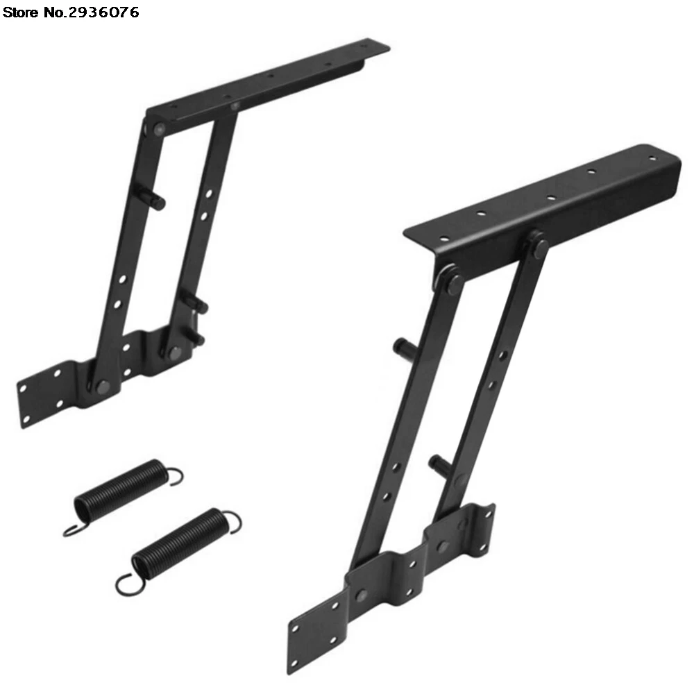 OOTDTY Multi-functional Lift Up Top Coffee Table Lifting Frame Mechanism Spring Hinge Hardware