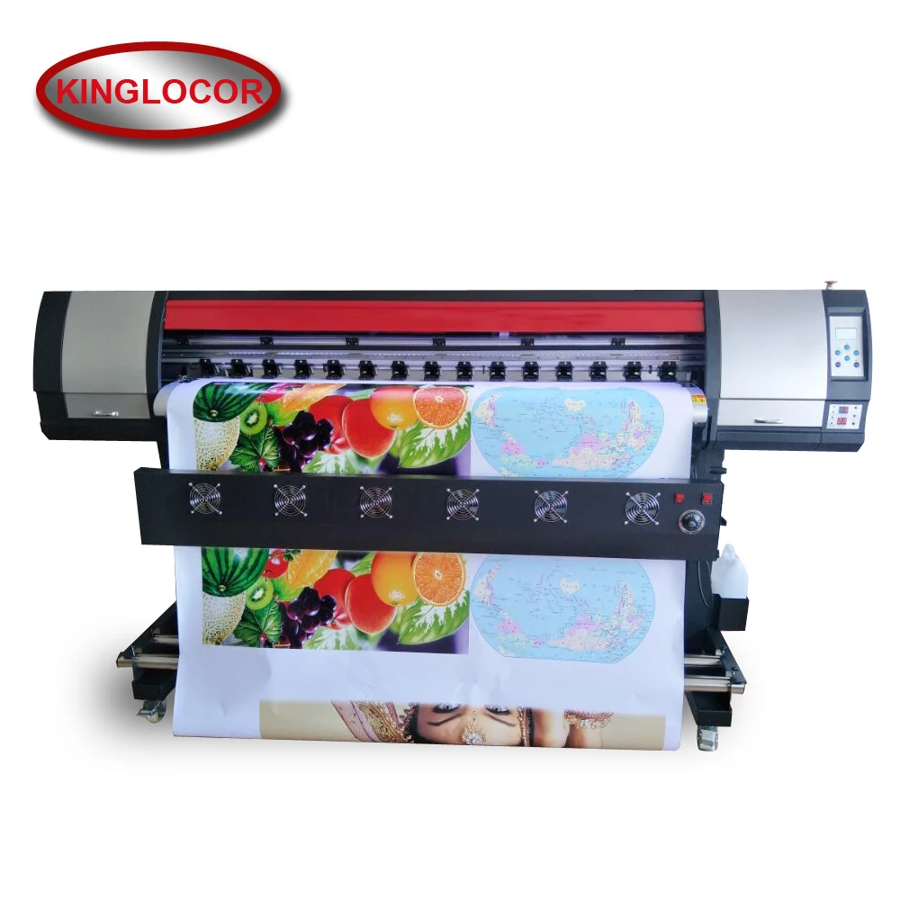 high quality 1.8m flex banner printing machine xp600 head 1.8m car warp printer