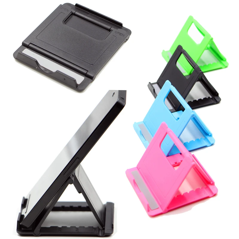 Foldable Universal Phone Desk Holder for Samsung Sony Google HTC ZTE Smartphone iPhone iPad Stand Mini Tablet Adjustable Holder