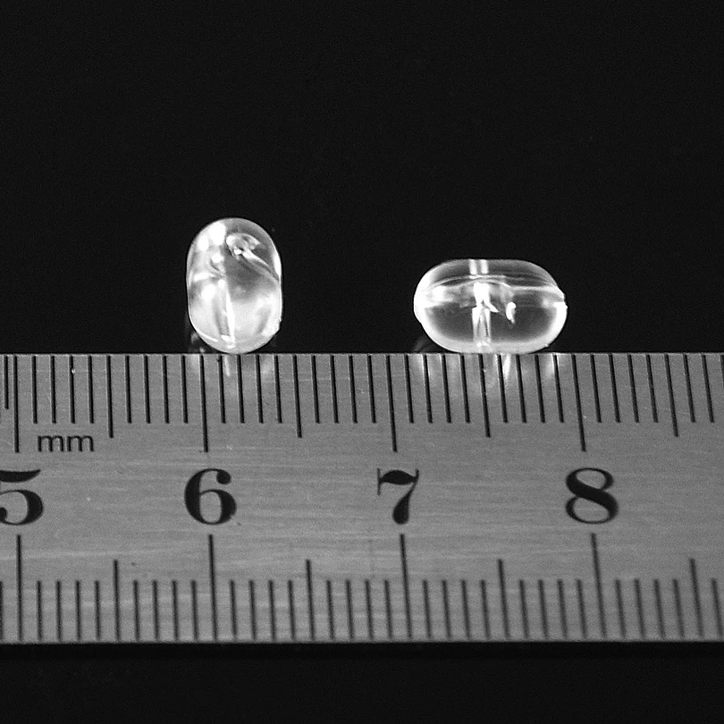 Cuentas de cruz luminosas MNFT – Ovaladas doble perla para pesca - imagen 4
